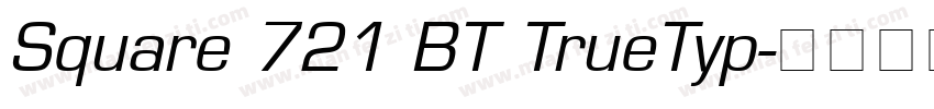 Square 721 BT TrueTyp字体转换